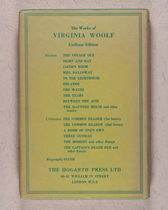 Virginia Woolf. Collected works of Virginia Woolf - every first Uniform Edition,  in original dust-jackets. Hogarth Press. 52 Tavistock Square. London.  1929-1950.