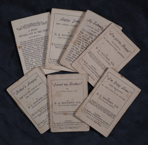 Doudney, D.A. Little Book bag or, Pocket Companion adapted for Railway Travellers, District Visitors, Mothers' Meetings, School Prizes, Emigrant Farewells &c. &c. Mack, W. & W. Wileman or from the author, St. Luke's Vicarage Bedminster, Bristol. 1866.