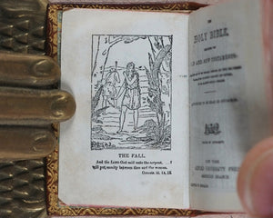 Holy Bible containing Old & New Testaments. New York Oxford University Press. American Branch. 1919. >>Attractively bound  miniature Bible <<