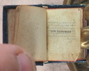 New Testament of the Lord and Saviour Jesus Christ. Bryce, David & Son.Glasgow. 1895. >>Wonderfully bound micro-miniature New Testament<<