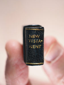 New Testament of the Lord and Saviour Jesus Christ. Bryce, David & Son.Glasgow. 1895. >>Wonderfully bound micro-miniature New Testament<<