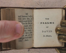 Load image into Gallery viewer, Bible in Miniature or a Concise History of Both Testaments. McDowall, T. &amp; W. Edinburgh. Circa 1845.&gt;&gt;Miniature Scottish Thumb-Bible with rare green title-page&lt;&lt;
