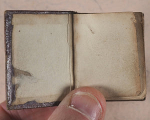 Bible in Miniature or a Concise History of Both Testaments. McDowall, T. & W. Edinburgh. Circa 1845.>>Miniature Scottish Thumb-Bible with rare green title-page<<
