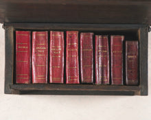 Load image into Gallery viewer, Miniature Historic Library,  in Eight volumes. Early illustrated miniature children&#39;s books in oak chest. Alfred Mills. Darton and Harvey. London. 1807-
