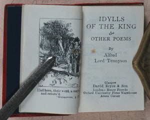 Tennyson, Alfred Lord. Poems. A choice selection from his works, serious and comic. Bryce, David & Son. Glasgow. [1905].
