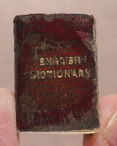 Smallest English Dictionary in the World.  Bryce, David & Son. Glasgow. 1893.>>MINIATURE BRYCE DICTIONARY IN LOCKET<<