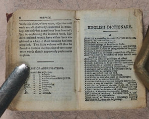 Smallest English Dictionary in the World.  Bryce, David & Son. Glasgow. 1893.>>MINIATURE BRYCE DICTIONARY IN LOCKET<<