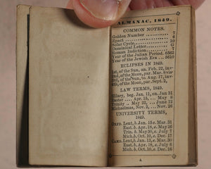 Victoria Miniature Almanack for 1849. Strange, W. Paternoster Row. London. [1848].