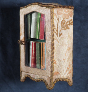 Gracieuse, La . Pairault, P. et Cie. Paris. 1896. Complete with ten French miniature books in Louis XV style bookcase/cabinet.