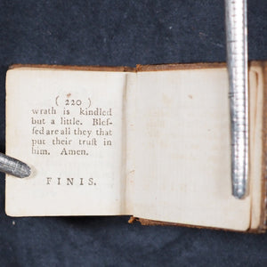 Bible in Miniature; or, a concise history of the Old & New Testaments. London printed [London]. 1795.