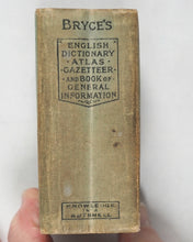 Load image into Gallery viewer, Bryce, David &amp; Son. Glasgow. Advertising. Knowledge in a Nutshell. Bryce's Pearl English Dictionary/Atlas of the world/Gazetter of the world/book of general information. Pears promo. Circa 1904.
