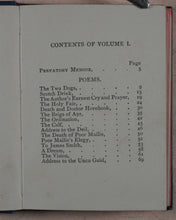 Load image into Gallery viewer, Burns, Robert. Poetical works of Robert Burns, Robert. Bryce, David &amp; Son. Glasgow. [1889].

