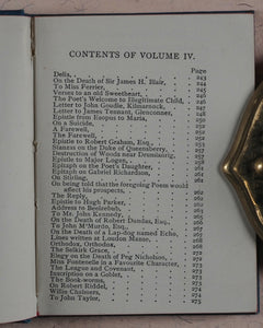 Burns, Robert. Poetical works of Robert Burns, Robert. Bryce, David & Son. Glasgow. [1889].