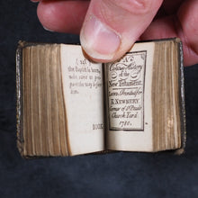 Load image into Gallery viewer, Bible in minuiture or a concise history of Old &amp; new Testaments. Newbery, E. [London]. 1780.
