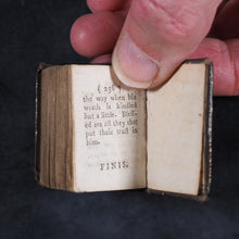 Load image into Gallery viewer, Bible in minuiture or a concise history of Old &amp; new Testaments. Newbery, E. [London]. 1780.
