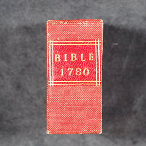 Bible in minuiture or a concise history of Old & new Testaments. Newbery, E. [London]. 1780.