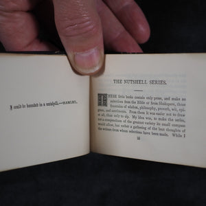 Johnson, Helen Kendrick [editor]. Nutshell Series. Putnams, G.P. Sons. New York. 1885.