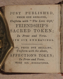 Love Gift and Token of Regard. In poetry and Prose. Johnson, Samuel Jun. 48 Church Street. London. 1848.