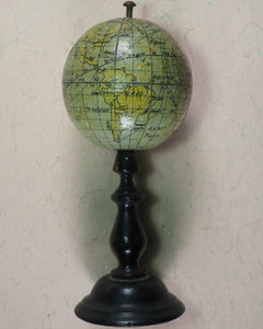 Miniature Globe. L[ebègue], J[ules] et Cie. Paris. Circa 1912.