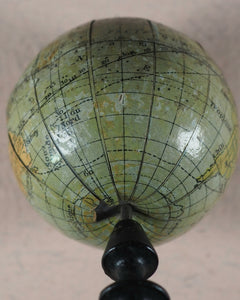 Miniature Globe. L[ebègue], J[ules] et Cie. Paris. Circa 1912.