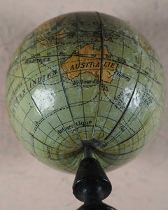 Miniature Globe. L[ebègue], J[ules] et Cie. Paris. Circa 1912.