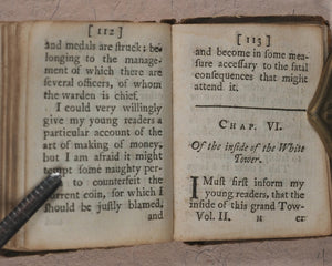 Boreman, Thomas. Curiosities in the Tower of London. Volume 2 [of 2]. Boreman, Tho[mas], the Bookseller near the two giants in Guildhall. London. 1741.