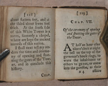 Load image into Gallery viewer, Boreman, Thomas. Curiosities in the Tower of London. Volume 2 [of 2]. Boreman, Tho[mas], the Bookseller near the two giants in Guildhall. London. 1741.
