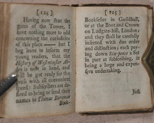 Load image into Gallery viewer, Boreman, Thomas. Curiosities in the Tower of London. Volume 2 [of 2]. Boreman, Tho[mas], the Bookseller near the two giants in Guildhall. London. 1741.
