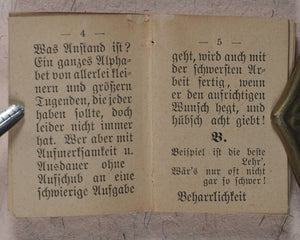 Alphabet des Guten Tons. [Weise, Gustav. Stuttgart. 1885].