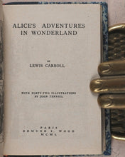 Load image into Gallery viewer, Carroll, Lewis. Alice in Wonderland [with] Alice through the Looking-Glass and what Alice found there. Wood, Edmund S. Paris. 1950.

