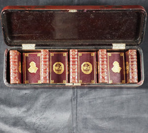 Shakespeare, William. Plays of Shakespeare. Pickering, William [publisher]. London. 1825. 9 miniature volumes.