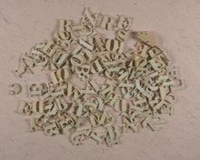 Load image into Gallery viewer, Alphabet. Miniature letters of the Alphabet - hand-carved. Circa 1812.
