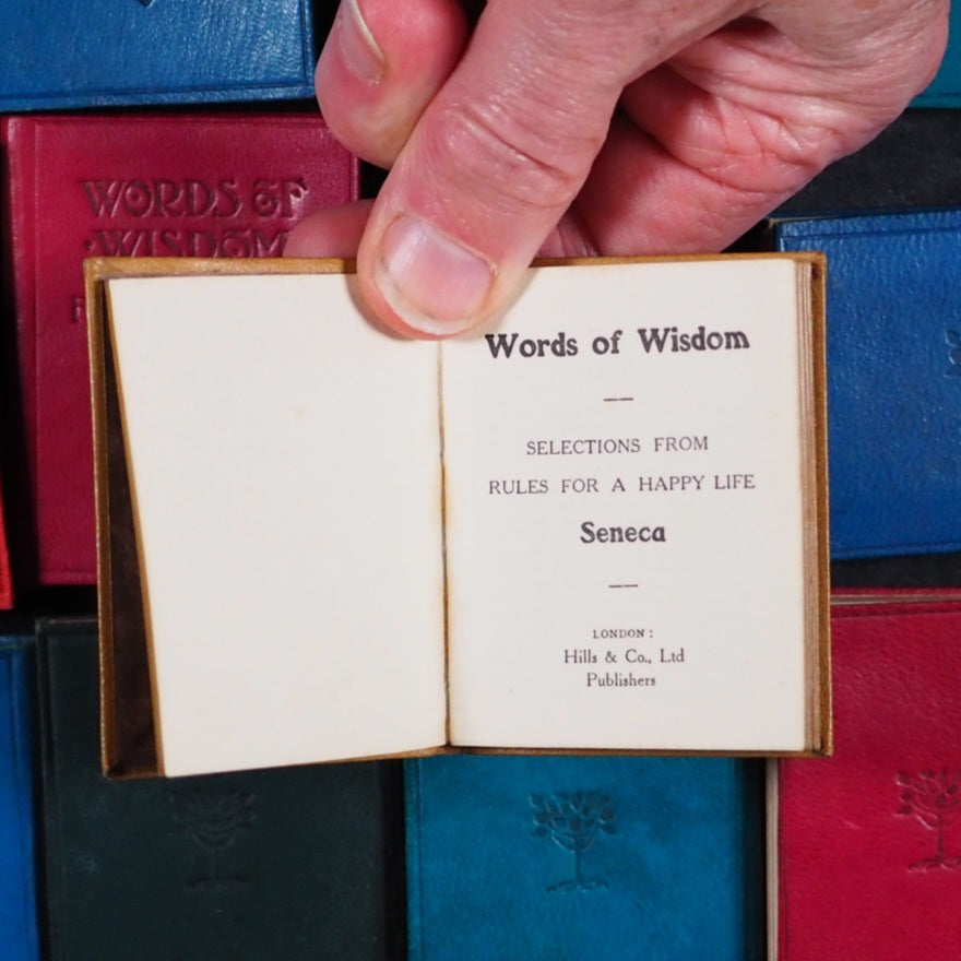 Seneca. Words of Wisdom. Selections from Rules for a Happy Life. Seneca. Hills & Co. Ye St. Luke's Press. London. Circa 1909.