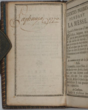 Load image into Gallery viewer, Office De La Vierge Pour tous les Tems de l'Année : Avec Un Exercice pendant la Messe. Durand, Chez. Paris. 1760.
