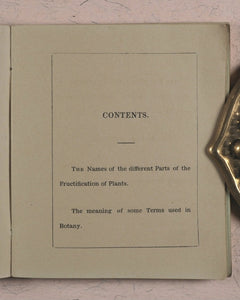 Clavis Botanica. A Key to the Study of Botany: on the System arranged by Linnaeus. Fry, Edmund, Houndsditch. London. 1834.
