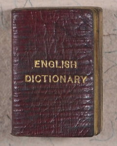 Smallest English Dictionary in the World. Comprising: besides the ordinary & newest words in the language, short explanations of a large number of scientific, philosophical, literary & technical terms. Bryce, David & Son. Glasgow. 1893. SILVER LOCKET