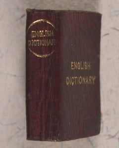 Smallest English Dictionary in the World. Comprising: besides the ordinary & newest words in the language, short explanations of a large number of scientific, philosophical, literary & technical terms. Bryce, David & Son. Glasgow. 1893. SILVER LOCKET