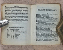Load image into Gallery viewer, Smallest English Dictionary in the World. Comprising: besides the ordinary &amp; newest words in the language, short explanations of a large number of scientific, philosophical, literary &amp; technical terms. Bryce, David &amp; Son. Glasgow. 1893. SILVER LOCKET
