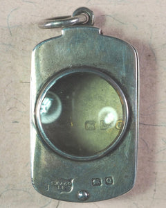 Smallest English Dictionary in the World. Comprising: besides the ordinary & newest words in the language, short explanations of a large number of scientific, philosophical, literary & technical terms. Bryce, David & Son. Glasgow. 1893. SILVER LOCKET