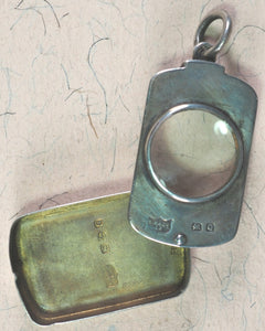 Smallest English Dictionary in the World. Comprising: besides the ordinary & newest words in the language, short explanations of a large number of scientific, philosophical, literary & technical terms. Bryce, David & Son. Glasgow. 1893. SILVER LOCKET