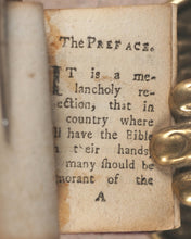 Load image into Gallery viewer, Bible in minuiture [sic] or a concise history of Old &amp; new Testaments. Newbery, E. London. 1780.
