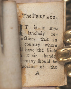 Bible in minuiture [sic] or a concise history of Old & new Testaments. Newbery, E. London. 1780.