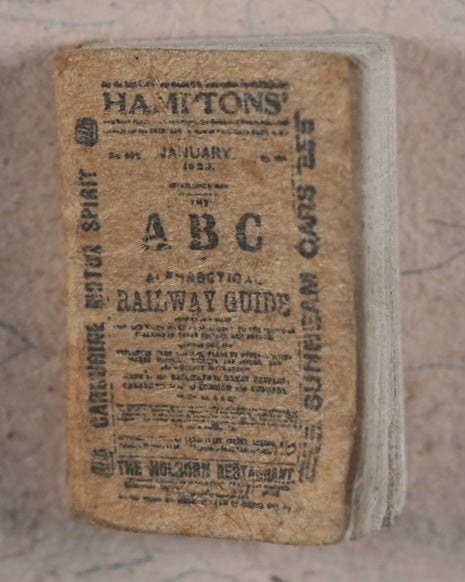 ABC or Alphabetical Railway Guide. January 1929. [no publisher. London]. 1929.