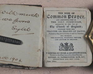Church of England. Book of Common Prayer. Eyre & Spottiswoode. London. 1903.