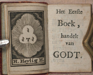 Biblia ofte Inhoud en kern der gantschen H. Schrift. Blyvenburg, Willem. Gravenhage. 1719.