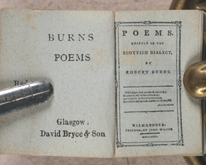 Burns, Robert. Poems chiefly in Scottish dialect. Bryce, David & Son. Glasgow. 1899.