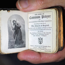 Load image into Gallery viewer, Book of Common Prayer and Administration of the Holy Communion According to the Use of the Church of England. Oxford University Press Warehouse, Amen Corner. Henry Frowde. London. 1898. Silver plaque.
