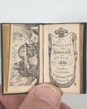 Load image into Gallery viewer, Miniature Almanack for 1855. Goode, T. Clerkenwell Green. London. 1854.
