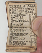 Load image into Gallery viewer, London Almanac for the year of Christ, 1793. Company of Stationers. London. [1792]. Portuguese craftsman's gold vermeil filigree case.
