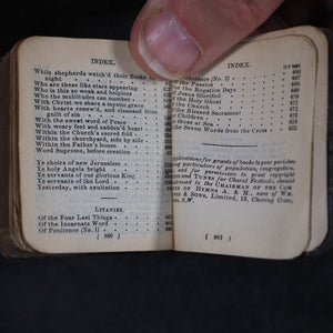 Hymns, Ancient & Modern for use in the Services of the Church. Complete edition. Clowes & Sons Limited, William. Stamford St. and Great Windmill St. Publishing Office 23, Cockspur St. London. [1900]. Silver plaque.